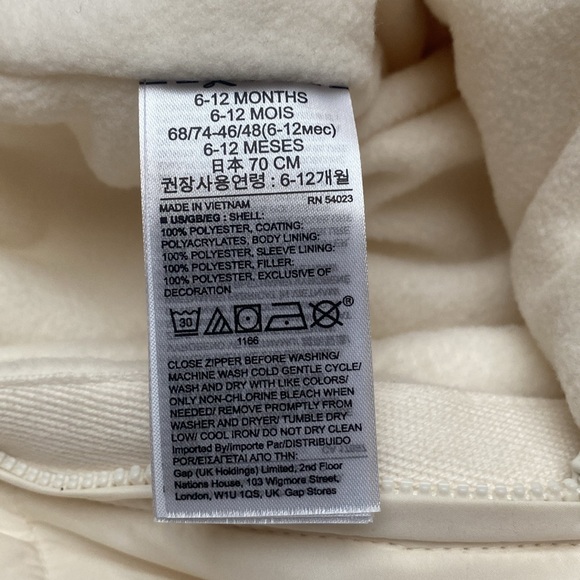 Baby Gap Primaloft Snow Suit - Picture 9 of 9